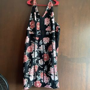 Plus size beautiful floral dress